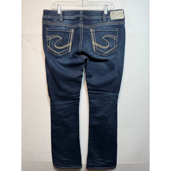 Silver Jeans Suki Mid Slim Boot Joga Jeans, Size 34 - Picture 2 of 6